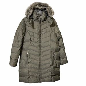 Eddie Bauer Sun Valley Down Faux Fur Hooded Parka Jacket Coat Size XL